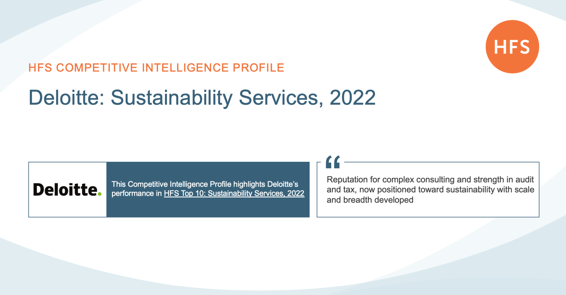 deloitte sustainability case studies