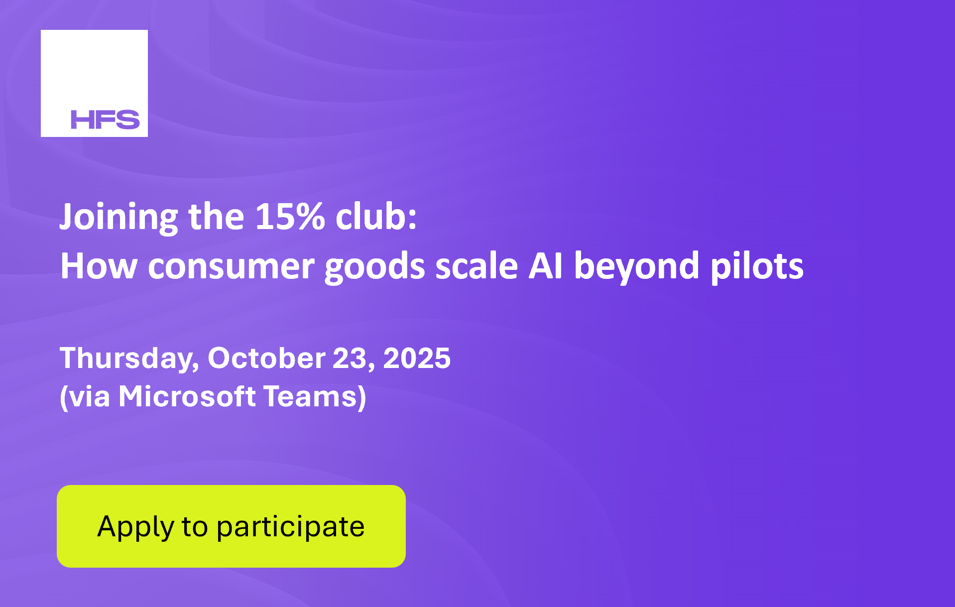 Joining the 15% club: How consumer goods scale AI beyond pilots
