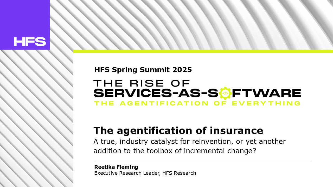 Reetika Fleming - HFS Spring Summit - Cameo Insurance Industry