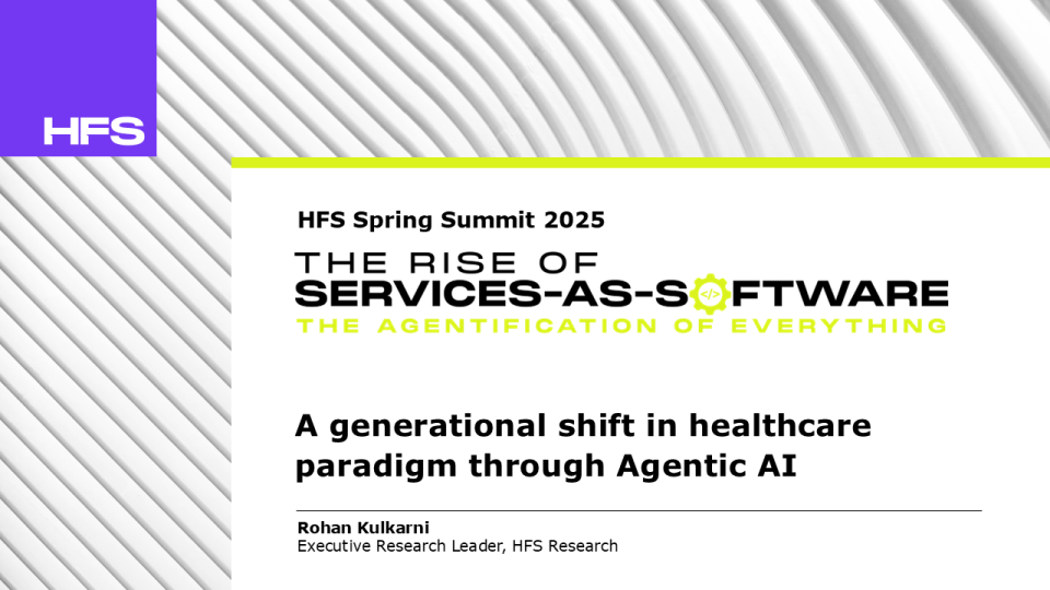 Rohan Kulkari - HFS Spring Summit - Cameo Healthcare Industry